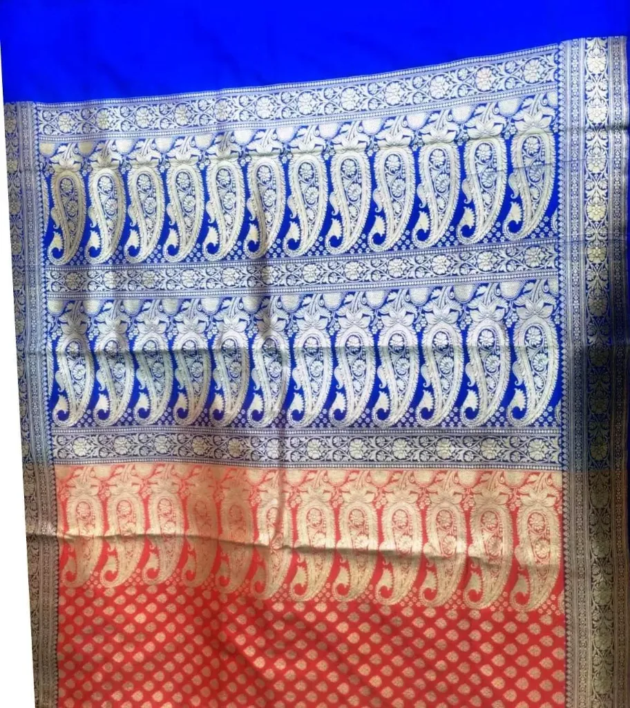 [004] Banarasi Saree Blue